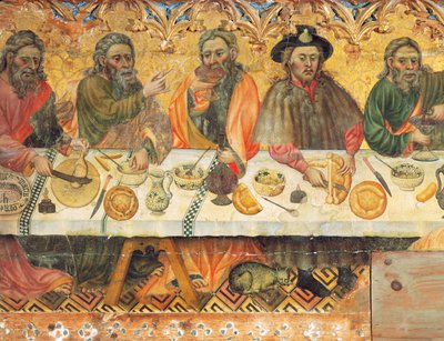 Sainte Cène, (détail) - Jaume the elder Ferrer