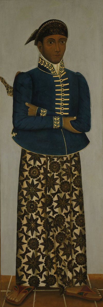Officiel de la cour javanaise, vers 1820-70 - Javanese School