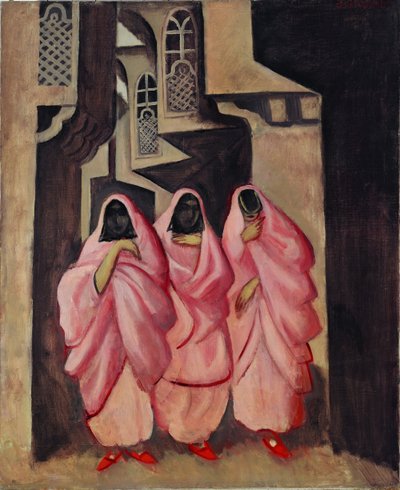 Trois femmes dans la rue de Bagdad - Jazeps Grosvalds
