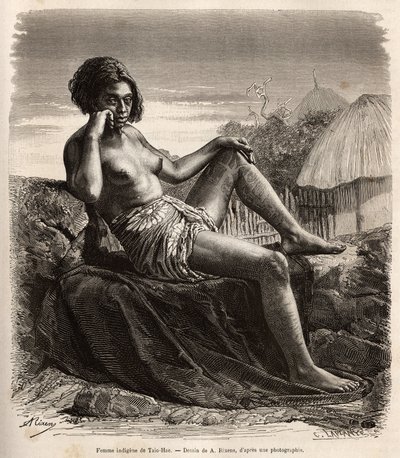 Femme indigène de Taio-Hae, dans l
