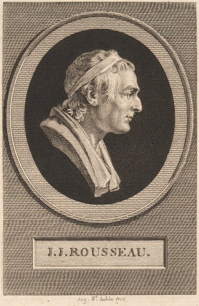 Jean-Jacques Rousseau - Jean-Antoine Houdon