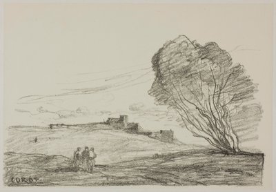 Le Fort isolé - Jean-Baptiste-Camille Corot