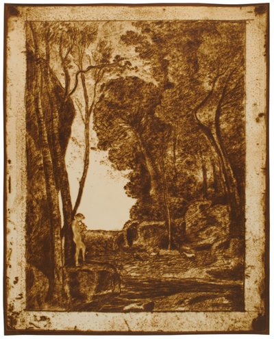 Le petit berger, 1re planche - Jean-Baptiste-Camille Corot