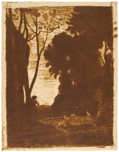 Le petit berger, 2e planche - Jean-Baptiste-Camille Corot