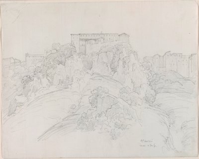 Vue de Narni - Jean-Baptiste-Camille Corot