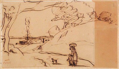 Paysage sans titre - Jean-Baptiste-Camille Corot