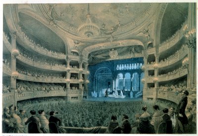 Vue de la salle de théâtre de l