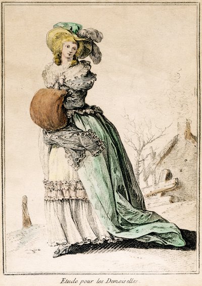 Etude pour les Demoiselles - Jean-Baptiste Huet