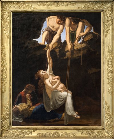 Sacrifice humain chez les Gaulois - Jean Baptiste Isabey