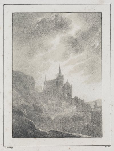 La Cathédrale - Jean-Baptiste Isabey