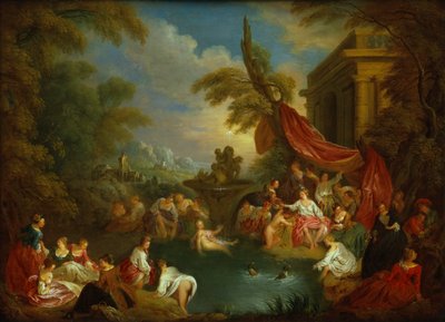 Les Baigneurs - Jean Baptiste Joseph Pater