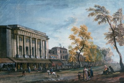 Le Boulevard du Temple et le Théâtre des Italiens, Paris - Jean Baptiste Lallemand