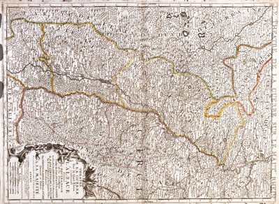 Allemagne (État : Sarre, Rhénanie-Palatinat, Bade-Wurtemberg), France (Franche-Comté, Alsace, Lorraine), Suisse (Canton : Bâle-Ville) - Jean Baptiste Nolin