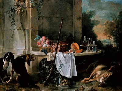 Loup mort - Jean Baptiste Oudry