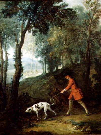 Le Chasseur avec un Chien de Chasse, c.1727 - Jean Baptiste Oudry