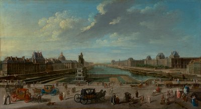 Vue de Paris depuis le Pont Neuf - Jean Baptiste Raguenet