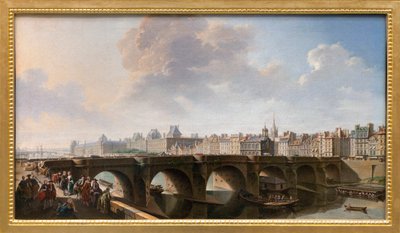 Le Pont Neuf à Paris, France - Jean Baptiste Raguenet