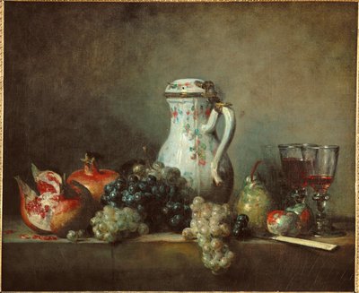 Raisins et grenades -raisins and pomgrenades … - Jean-Baptiste Simeon Chardin