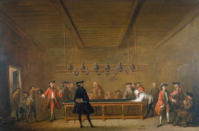 Le Jeu de billard, vers 1720 - Jean Baptiste Simeon Chardin
