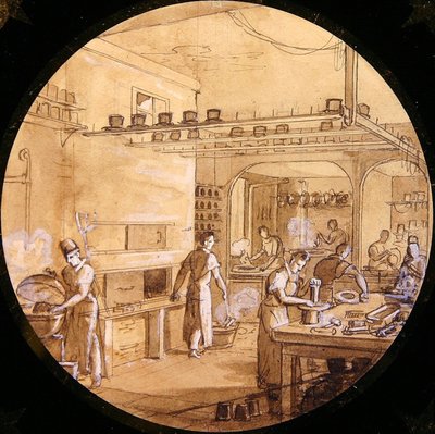 Conception pour une assiette de Sèvres, du Service des Arts Industriels - Jean Charles Develly