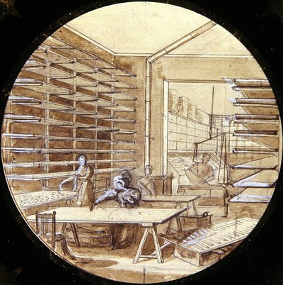 Conception pour une assiette de Sèvres, du Service des Arts Industriels - Jean Charles Develly