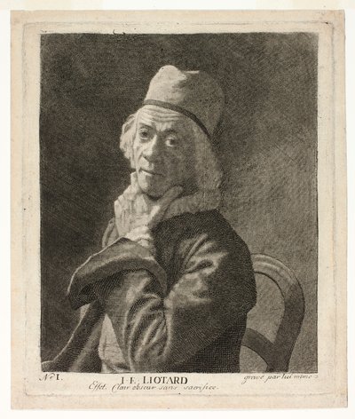 Le petit autoportrait - Jean-Étienne Liotard