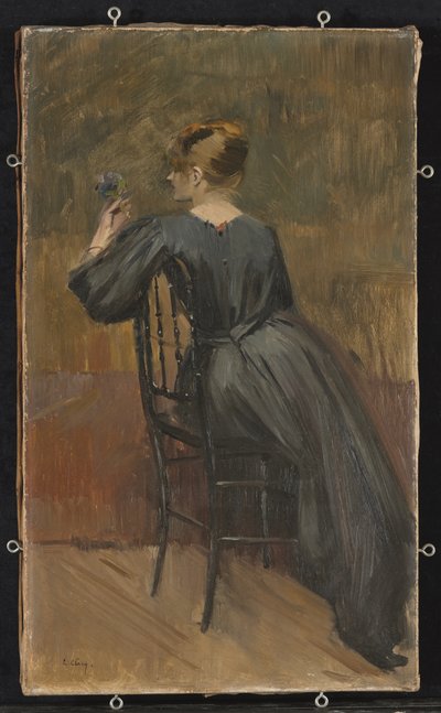 Portrait de Suzanne Valadon (1865-1938), âgée de 20 ans, vers 1885 - Jean Eugene Clary