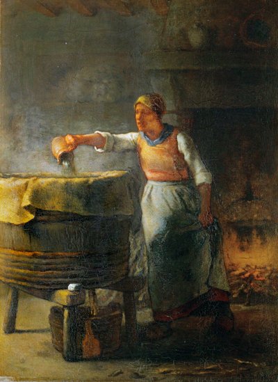 La lessiveuse ... - Jean-Francois Millet