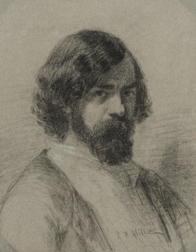 Portrait de Narcisse Virgile Diaz de la Peña - Jean-Francois Millet