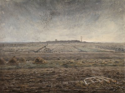 Hiver, La Plaine de Chailly, c.1862-66 - Jean Francois Millet