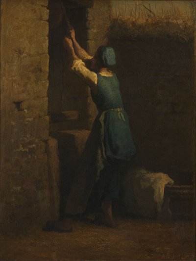 Femme au puits - Jean-Francois Millet