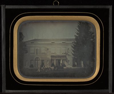 Portrait de groupe à la maison de campagne de Jean-Gabriel Eynard à Beaulieu - Jean Gabriel Eynard