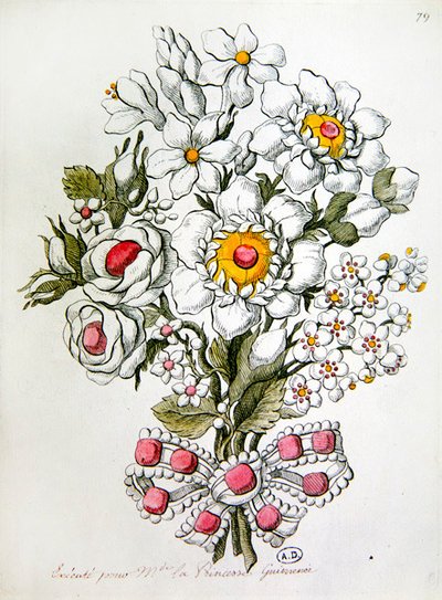 Bouquet de pierres précieuses - Jean Henri Prosper (after) Pouget