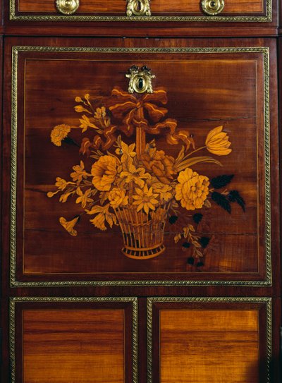 Panier de fleurs (détail) - Jean Henri Riesener