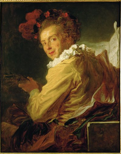 La Musique - Portrait de Monsieur de la Breteche … - Jean-Honore Fragonard
