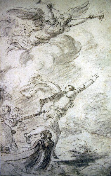 Ruggiero saute à terre - Jean Honore Fragonard