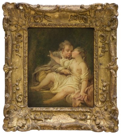 Surprise dans le bain - Jean-Honore Fragonard