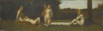 Nymphes sortant du bain, après 1877 - Jean Jacques Henner