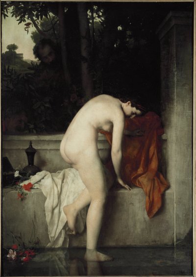 La chaste Suzanne, également connue sous le nom de Suzanne au bain - Jean Jacques Henner