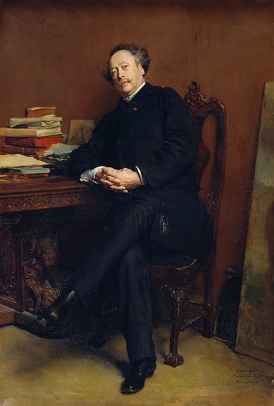 Alexandre Dumas Fils (1824-95) 1877 - Jean Louis Ernest Meissonier