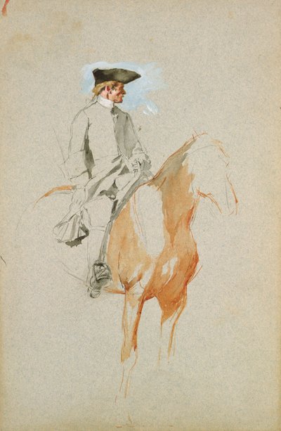 Cavalier avec un chapeau tricorne - Jean Louis Ernest Meissonier