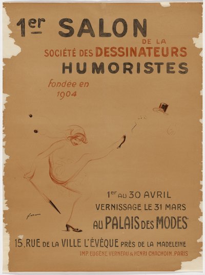 « 1er Salon des Humoristes, Palais des Modes » (Première exposition des humoristes, Palais du style) - Jean-Louis Forain