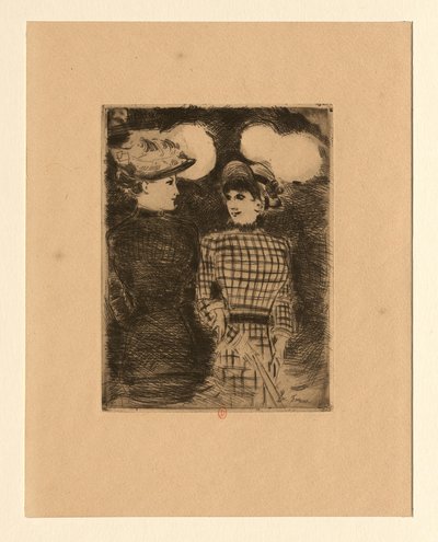 Au Bullier - Jean-Louis Forain