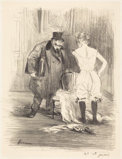 Une saisie (A Seizure) - Jean-Louis Forain