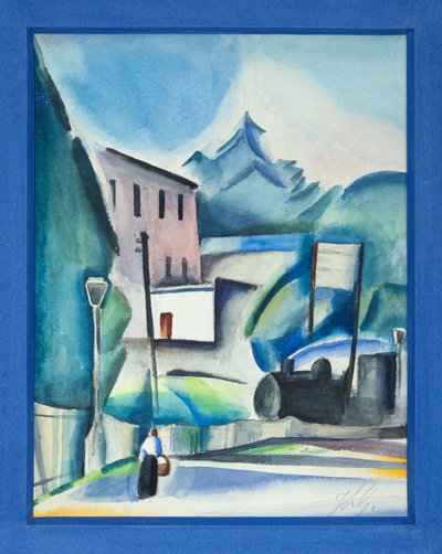 Le passage du train, c.1915-20 - Jean Louis Gampert