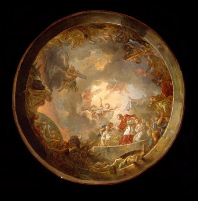 Saint Carlo Borromeo soignant les victimes de la peste - Jean Simon Berthelemy