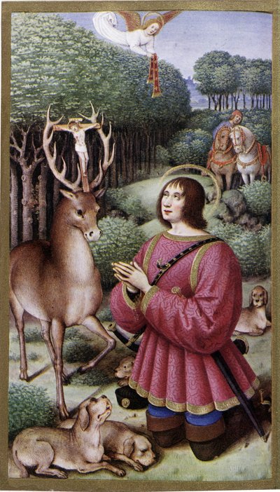 Saint Hubert - Jean (after) Bourdichon