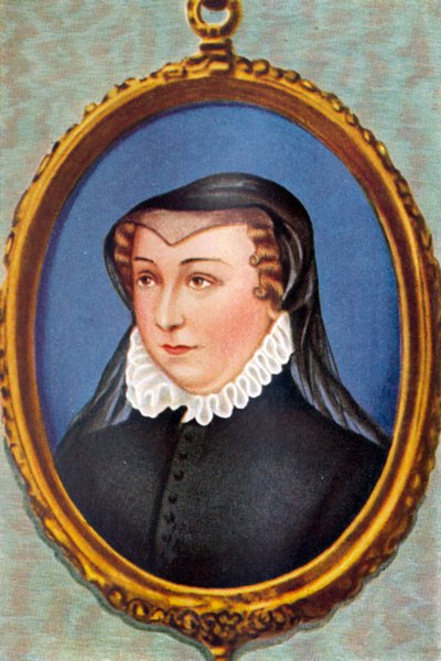 Portrait de Catherine de Médicis - Jean (after) Clouet