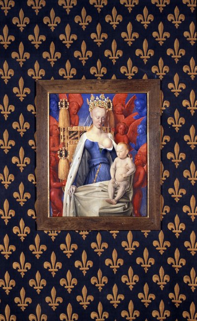 La Vierge allaitante en manteau d