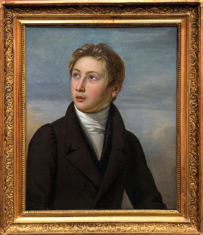 Portrait de Liszt enfant - Portrait de Franz Liszt (1811-1886), par Jean Vignaud (1775-1826) en 1826 - Musée des Beaux-Arts de Nîmes - Jean (after) Vignaud